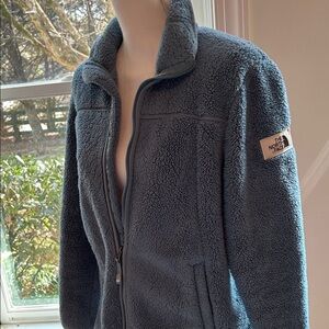 The North Face Women's Blue Teddy Jacket